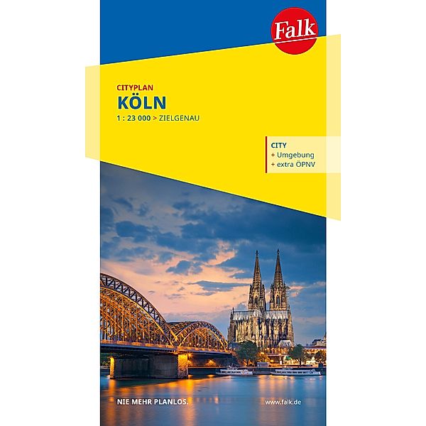 Falk Cityplan Köln 1:23.000