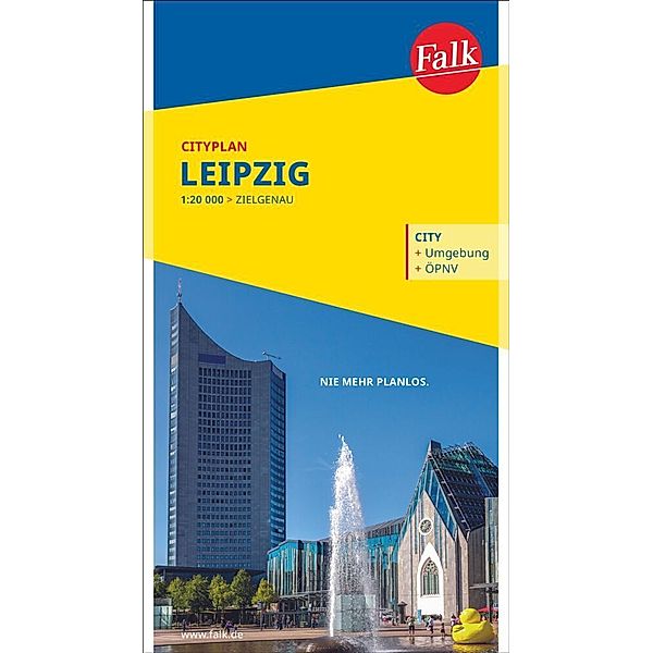 Falk Cityplan Leipzig 1:18.000