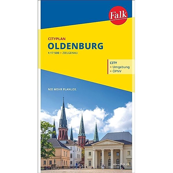 Falk Cityplan Oldenburg 1:16.000