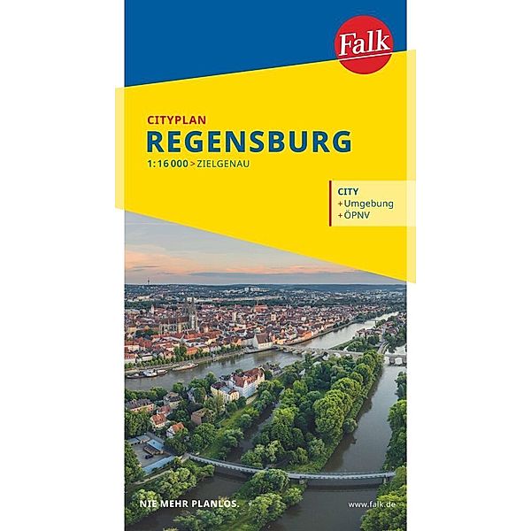 Falk Cityplan Regensburg 1:16.000