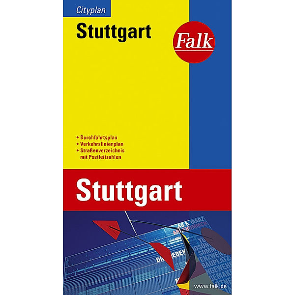 Falk Cityplan Stuttgart 1:20.000