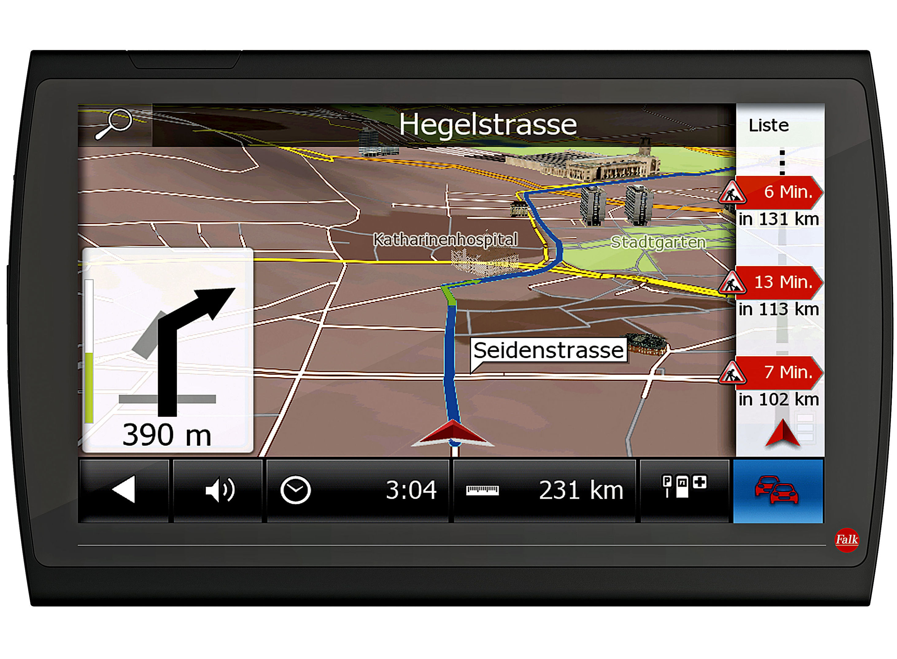 Falk Navigationsgerät NEO 620 LMU, inklusive Tasche | Weltbild.de