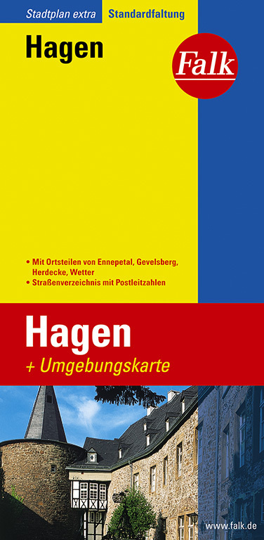 Falk Plan Hagen Mit Ortsteilen von Ennepetal Herdecke Gevelsberg Wetter 4954 