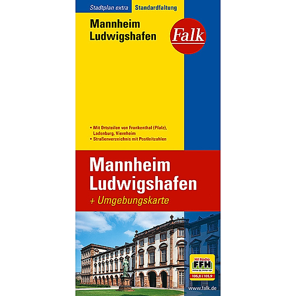 Falk Stadtplan Extra / Falk Stadtplan Extra Mannheim, Ludwigshafen 1:20.000