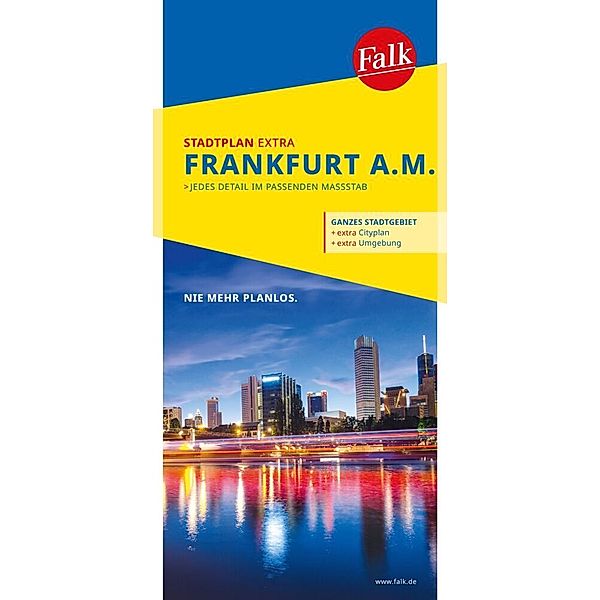 Falk Stadtplan Extra Frankfurt am Main 1:20.000