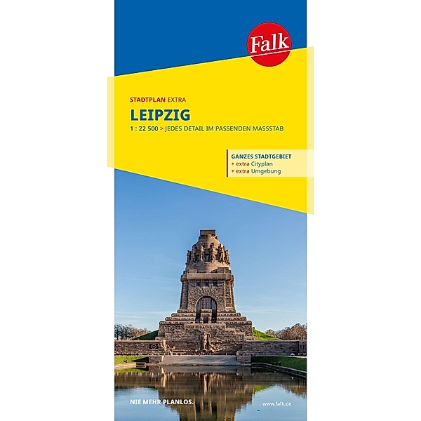Falk Stadtplan Extra Leipzig 1:22.500