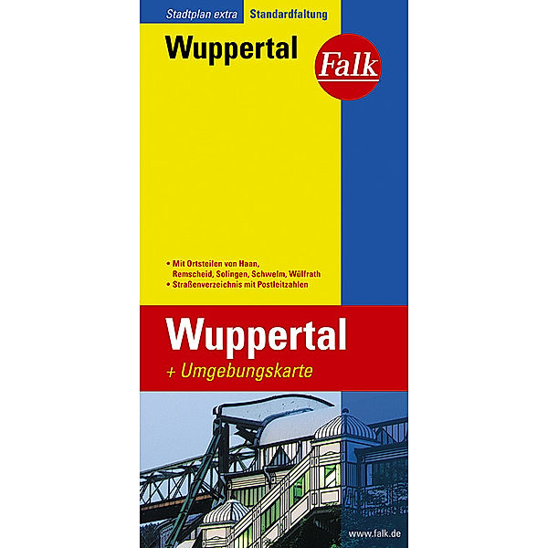 Falk Stadtplan Extra Standardfaltung - Deutschland / Falk Stadtplan Extra Standardfaltung Wuppertal 1:20 000 mit Ortsteilen von