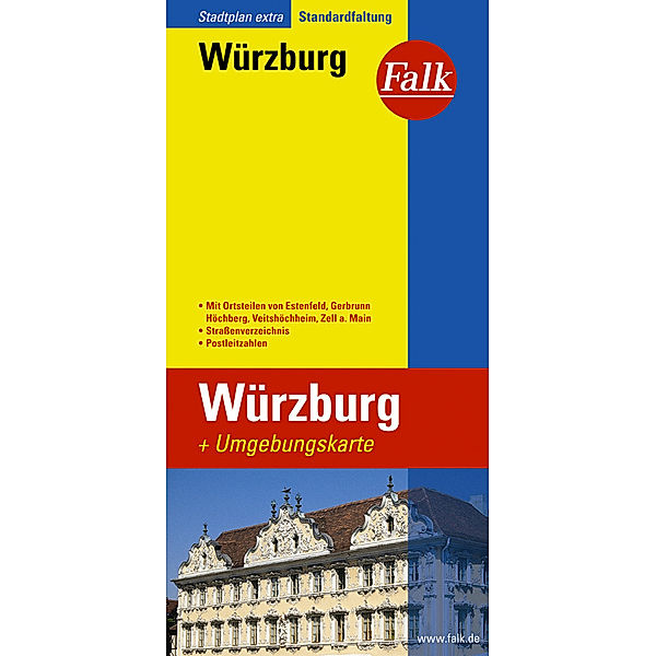 Falk Stadtplan Extra Würzburg 1:15 000