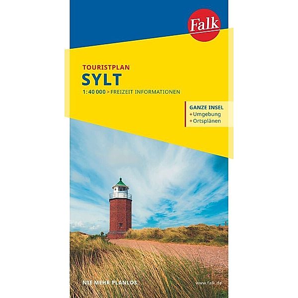 Falk Touristplan Sylt 1:40.000