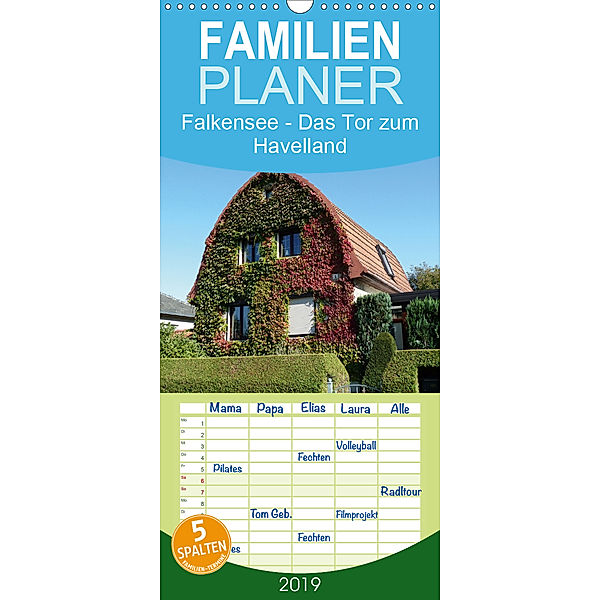 Falkensee - Das Tor zum Havelland - Familienplaner hoch (Wandkalender 2019 , 21 cm x 45 cm, hoch), Björn Hoffmann