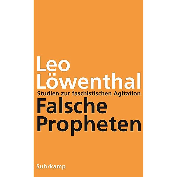 Falsche Propheten, Leo Löwenthal
