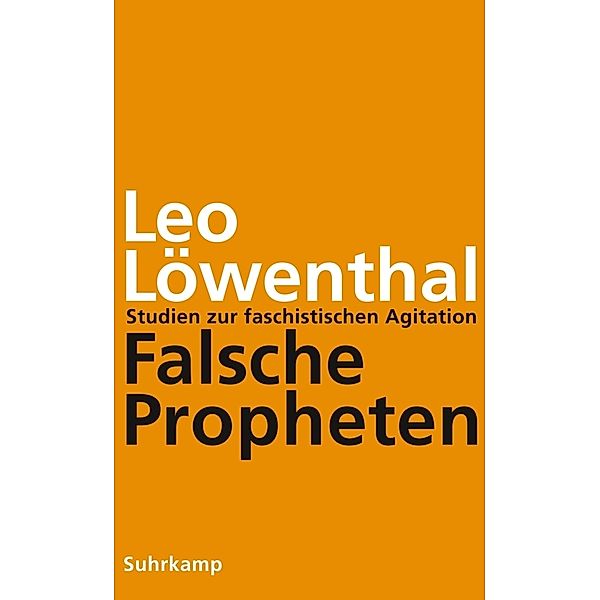 Falsche Propheten, Leo Löwenthal