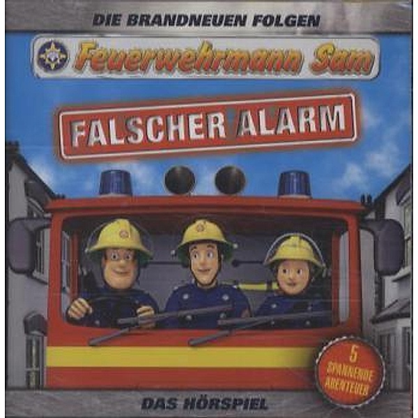 Falscher Alarm, 1 Audio-CD, Feuerwehrmann Sam