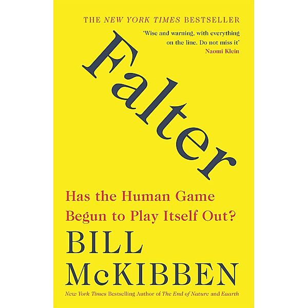 Falter, Bill McKibben