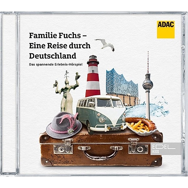 Familie Fuchs - Eine Reise durch Deutschland,1 Audio-CD, ADAC