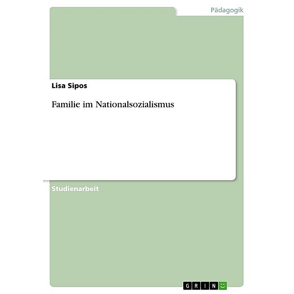 Familie im Nationalsozialismus, Lisa Sipos