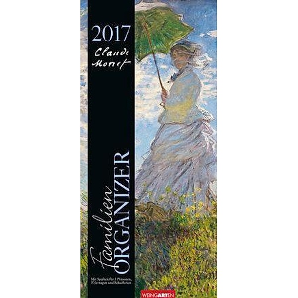 Familien Organizer Claude Monet 2017, Claude Monet
