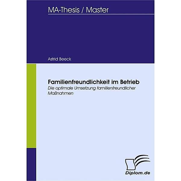 Familienfreundlichkeit im Betrieb, Astrid Beeck