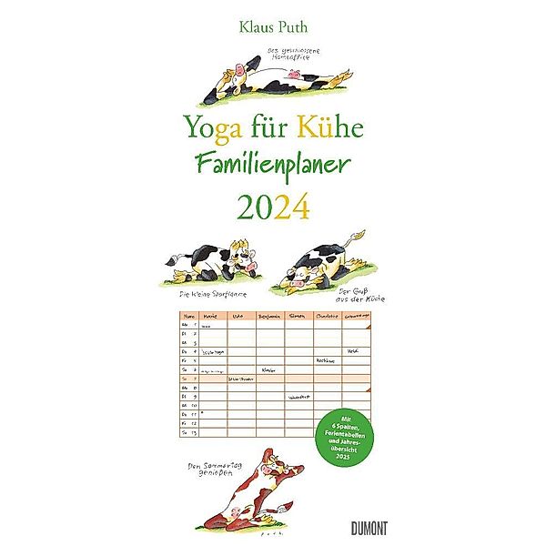 Familienkal. 2024 Yoga für Kühe