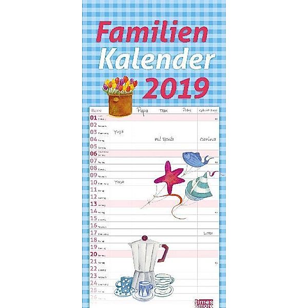 Familienkalender 2019, Maren Schaffner