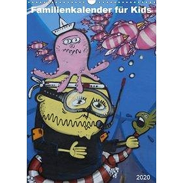 Familienkalender für Kids (Wandkalender 2020 DIN A3 hoch)