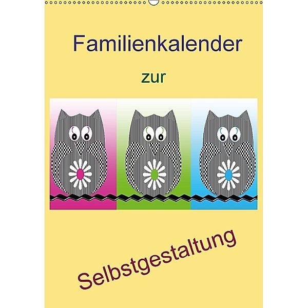 Familienkalender zur Selbstgestaltung (Wandkalender 2018 DIN A2 hoch), Youlia