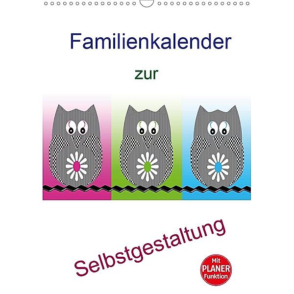 Familienkalender zur Selbstgestaltung (Wandkalender 2021 DIN A3 hoch), Youlia