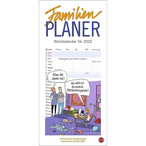 Familienplaner 2022, Peter Butschkow