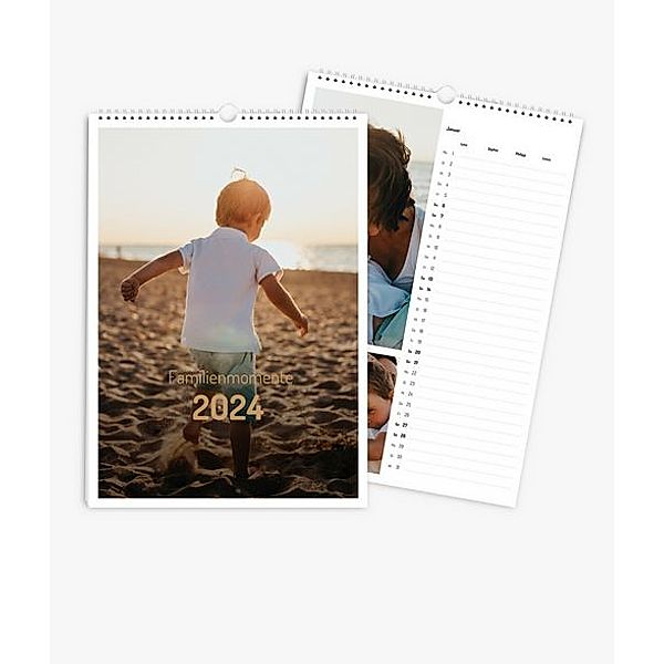 Familienplaner 2024 gestalten mit eigenen Fotos (A3 hoch) im Design Memories