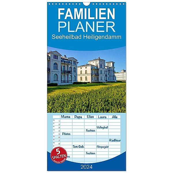 Familienplaner 2024 - Seeheilbad Heiligendamm mit 5 Spalten (Wandkalender, 21 x 45 cm) CALVENDO, Calvendo, Holger Felix