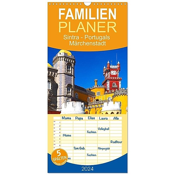 Familienplaner 2024 - Sintra - Portugals Märchenstadt mit 5 Spalten (Wandkalender, 21 x 45 cm) CALVENDO, Marion Meyer - Stimmungsbilder1