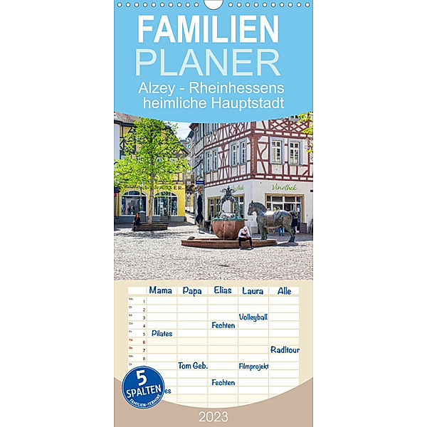 Familienplaner Alzey - Rheinhessens heimliche Hauptstadt (Wandkalender 2023 , 21 cm x 45 cm, hoch), Thomas Bartruff