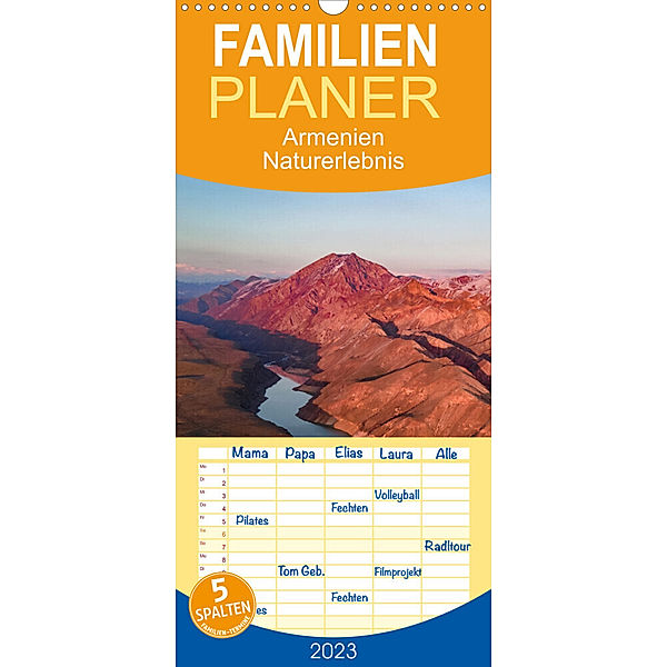 Familienplaner Armenien - Ein wunderschönes Naturerlebnis. (Wandkalender 2023 , 21 cm x 45 cm, hoch), M. Scott