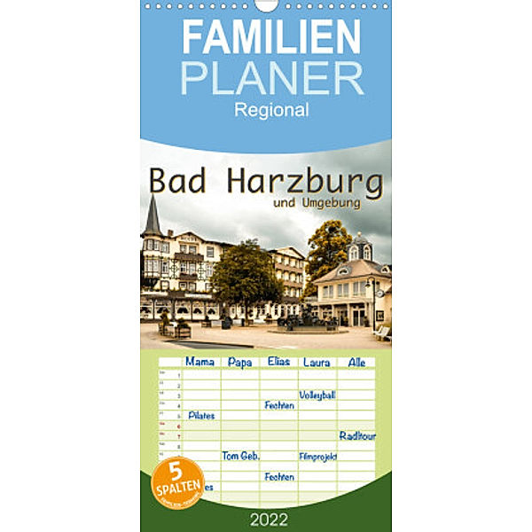 Familienplaner Bad Harzburg und Umgebung (Wandkalender 2022 , 21 cm x 45 cm, hoch), Robert Styppa