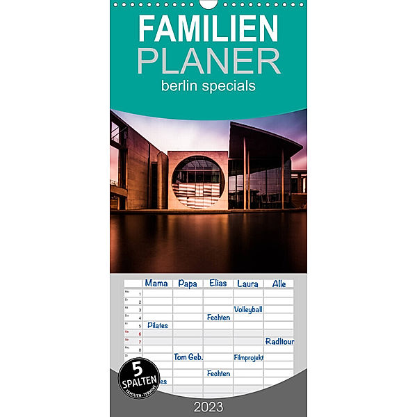 Familienplaner berlin specials (Wandkalender 2023 , 21 cm x 45 cm, hoch), Stefan Björn Buder