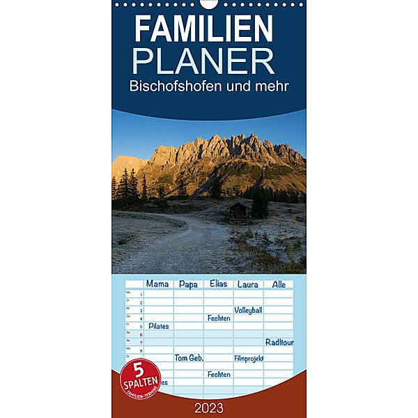 Familienplaner Bischofshofen & mehr (Wandkalender 2023 , 21 cm x 45 cm, hoch), Martin Radner