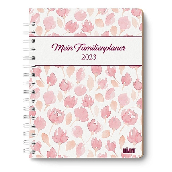 Familienplaner-Buch Colour 2023 - Diary - Buchkalender - Taschenkalender - 17,5x23,1