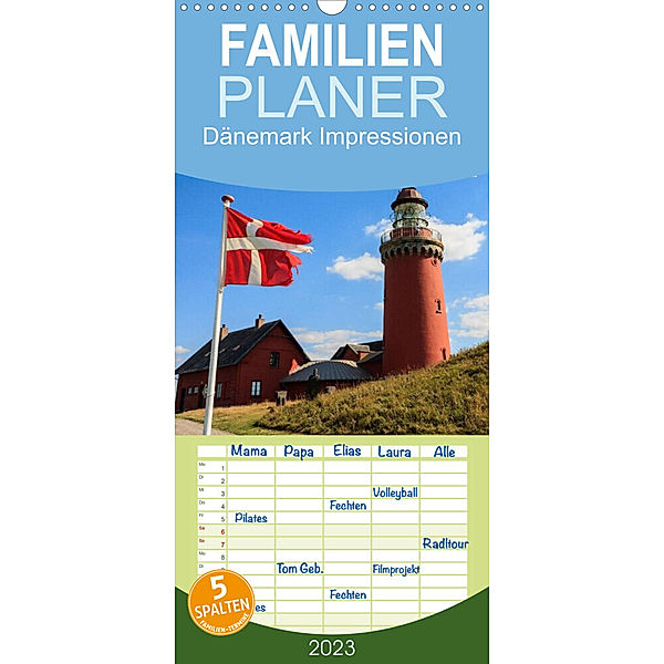 Familienplaner Dänemark Impressionen (Wandkalender 2023 , 21 cm x 45 cm, hoch), Stanislaw´s Photography
