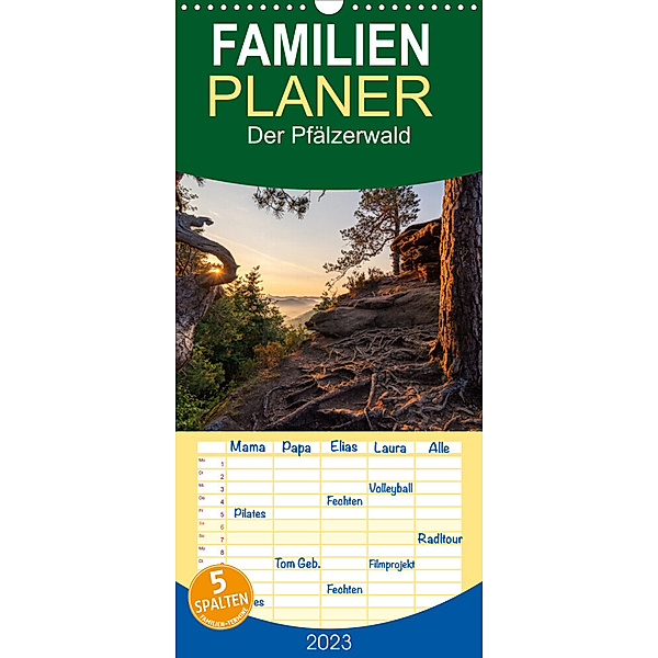 Familienplaner Der Pfälzerwald (Wandkalender 2023 , 21 cm x 45 cm, hoch), Christian Ringer