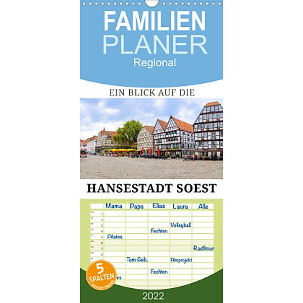 Familienplaner Ein Blick auf die Hansestadt Soest (Wandkalender 2022 , 21 cm x 45 cm, hoch), Markus W. Lambrecht