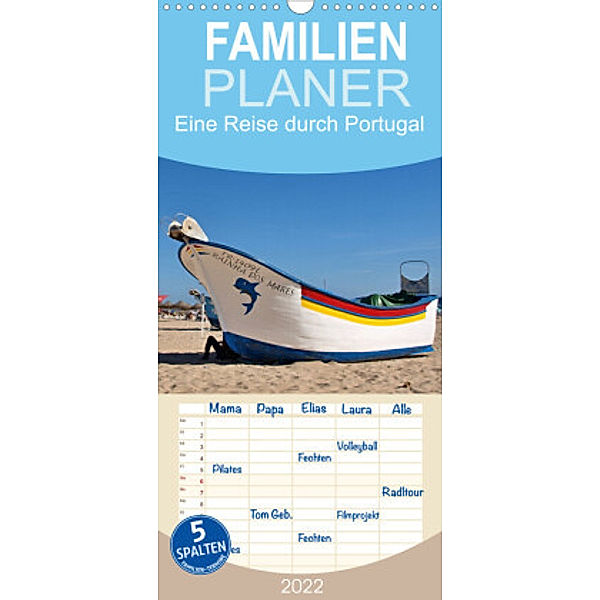Familienplaner Eine Reise durch Portugal (Wandkalender 2022 , 21 cm x 45 cm, hoch), insideportugal