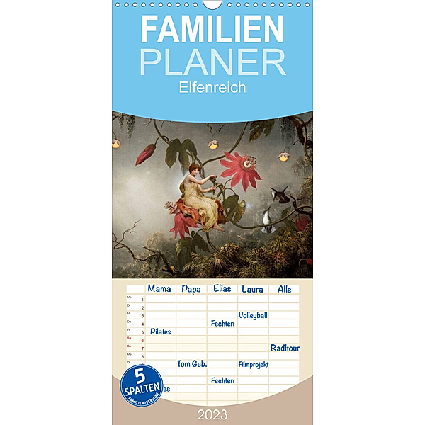 Familienplaner Elfenreich (Wandkalender 2023 , 21 cm x 45 cm, hoch), Yvonne Pfeifer