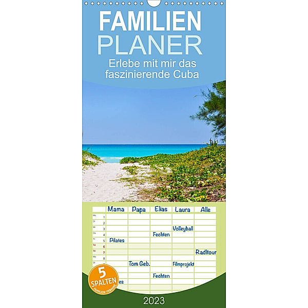 Familienplaner Erlebe mit mir das faszinierende Cuba (Wandkalender 2023 , 21 cm x 45 cm, hoch), Nadine Büscher