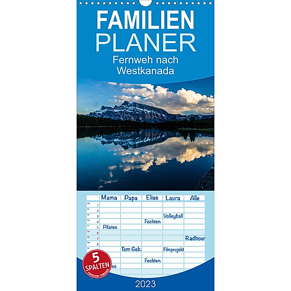 Familienplaner Fernweh nach Westkanada (Wandkalender 2023 , 21 cm x 45 cm, hoch), Andy Grieshober