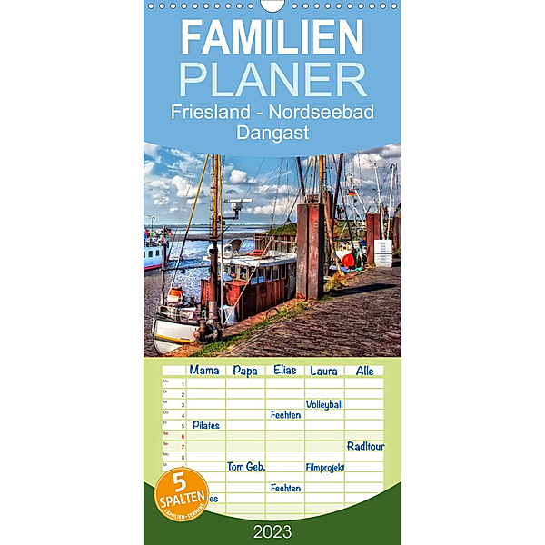 Familienplaner Friesland - Nordseebad Dangast (Wandkalender 2023 , 21 cm x 45 cm, hoch), Peter Roder