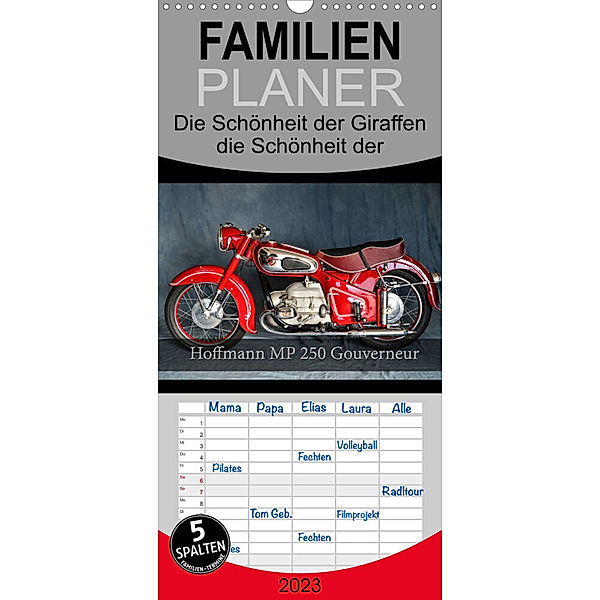 Familienplaner Hoffmann MP 250 Gouverneur (Wandkalender 2023 , 21 cm x 45 cm, hoch), Ingo Laue