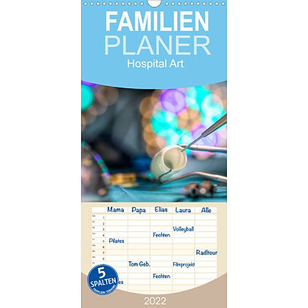 Familienplaner Hospital Art (Wandkalender 2022 , 21 cm x 45 cm, hoch), Heribert Adams Lensviper