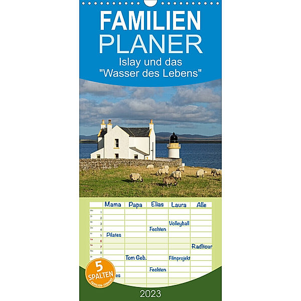 Familienplaner Islay und das Wasser des Lebens (Wandkalender 2023 , 21 cm x 45 cm, hoch), Egid Orth