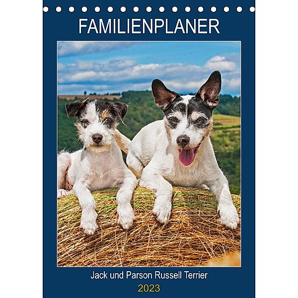 Familienplaner Jack und Parson Russell Terrier (Tischkalender 2023 DIN A5 hoch), Sigrid Starick