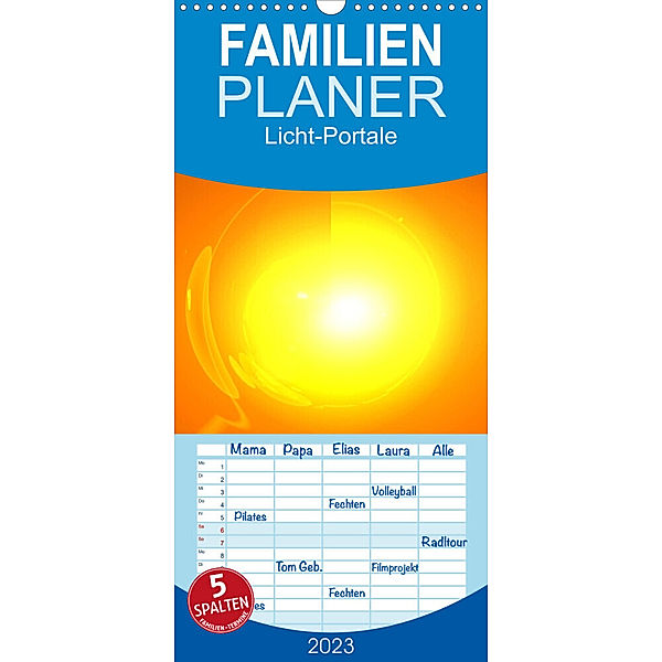 Familienplaner Licht-Portale 2023 (Wandkalender 2023 , 21 cm x 45 cm, hoch), Ramon Labusch